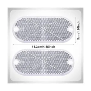 Paquete de 10 reflectores delanteros ovalados para puerta_3
