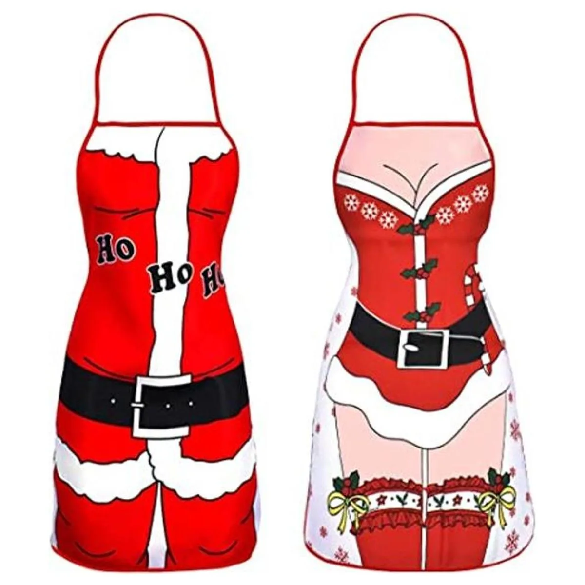 Nialnant Paquete de 2 delantales divertidos para mujeres y_1