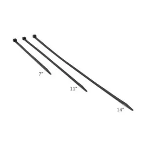 Bridas de cremallera de nailon negro de 7.0 in Fuerte_5