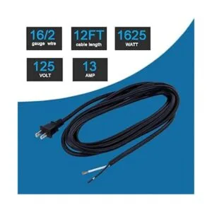 Cable de alimentación de CA de repuesto de 12 pies cable_2