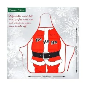 Nialnant Paquete de 2 delantales divertidos para mujeres y_2