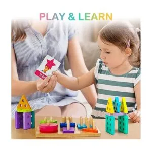 HELLOWOOD Montessori Juguetes de clasificación y_5