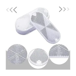 Paquete de 10 reflectores delanteros ovalados para puerta_4