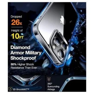 TORRAS Diamond Clear Funda diseñada para iPhone 14 Pro_2