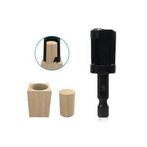 Cortadores de enchufe de madera 4 piezas de cortadores de_4