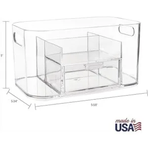 STORi Bliss Organizador de plástico con cajón para_5