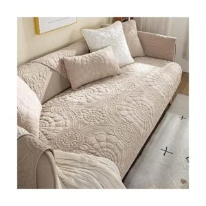 vctops Funda de sofá con bordado de círculo bohemio de_5