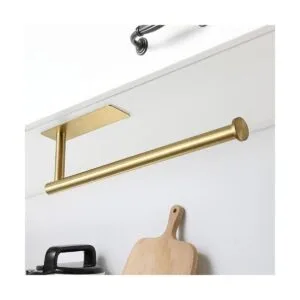 theaoo Toallero de papel dorado Soporte para toallas de_2