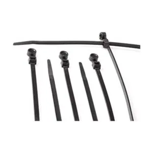 Bridas de cremallera de nailon negro de 7.0 in Fuerte_1