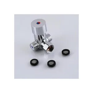 HHOOMMEE DN15 baño ducha agua mezcla válvula 12 pulgadas_6