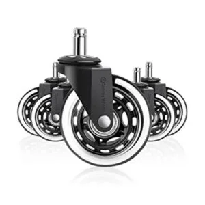 Gamma Ruedas para silla de oficina color negro paquete_1