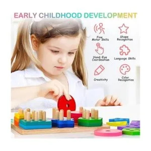 HELLOWOOD Montessori Juguetes de clasificación y_6