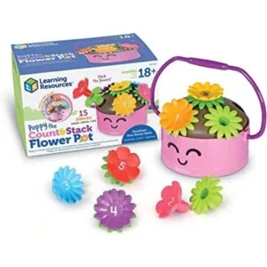 Learning Resources Poppy the Count Stack Maceta de_1