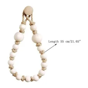 Ykendz Soporte de papel higiénico con cuentas de madera_2