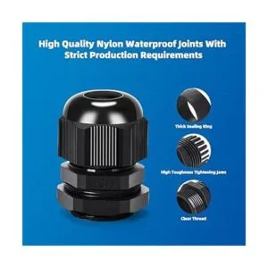 CGELE Paquete de 50 conectores ajustables de plástico_5