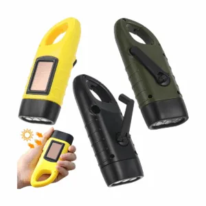 Paquete de 3 linternas de manivela con energía solar_1