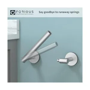 FORIOUS Brushed Nickel Toilet Paper Holder Wall Mount_2