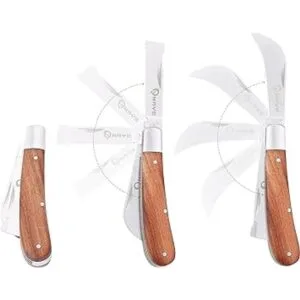 Cuchillo de injerto de jardín con cintas de injerto y_3