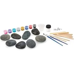 Shimmer n Sparkle Metallic Mania Rock Art Kit DIY para_4