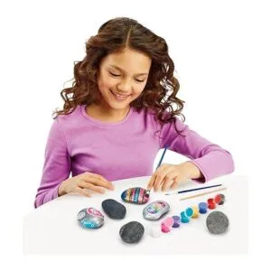 Shimmer n Sparkle Metallic Mania Rock Art Kit DIY para_5