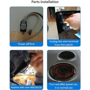 Kit de 2 unidades WB2X8228 para receptáculo y cables para_6