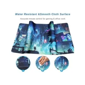 Imegny Alfombrilla para mouse y teclado portátil con_3