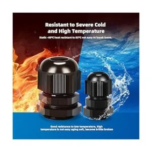 CGELE Paquete de 50 conectores ajustables de plástico_3