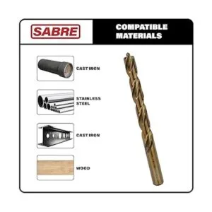 Sabre Tools Brocas de cobalto de 516 pulgadas 5 brocas_3