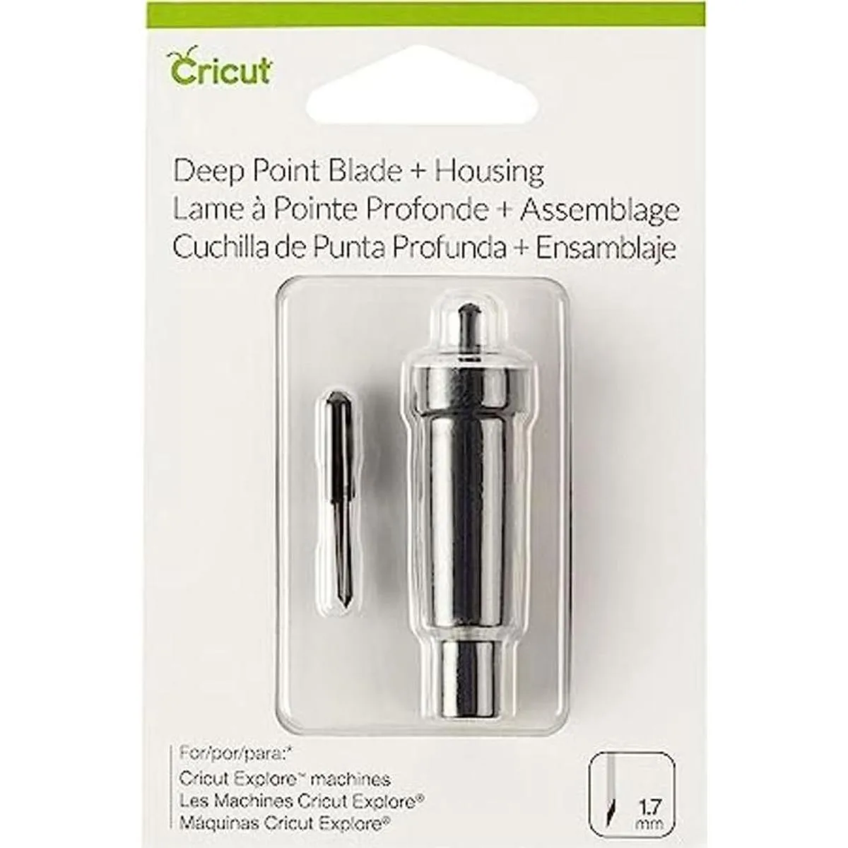Cricut Hoja de punta profunda carcasa hoja de corte con_1