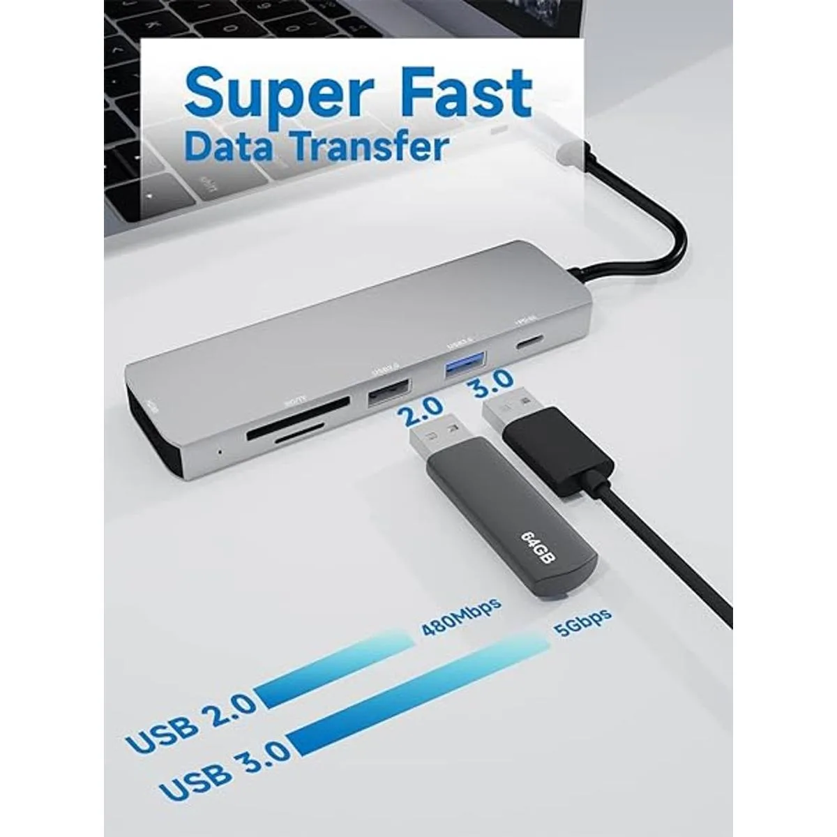 SIVXNEM Adaptador USB C a HDMI Hub USB C 4K HDMI_5