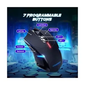 Mouse inalámbrico para juegos mouse USB inalámbrico para_4