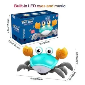 Plnmlls Juguete de cangrejo gatero juguetes para bebé con_4