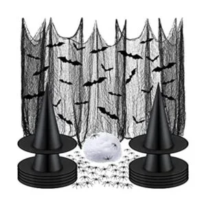 69 decoraciones de Halloween incluyen 12 sombreros de_1