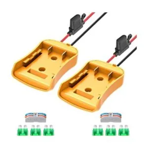 Paquete de 2 adaptadores de rueda eléctrica para Dewalt 20_1