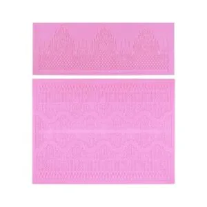 Moldes de encaje en relieve tapete de encaje con flores_2