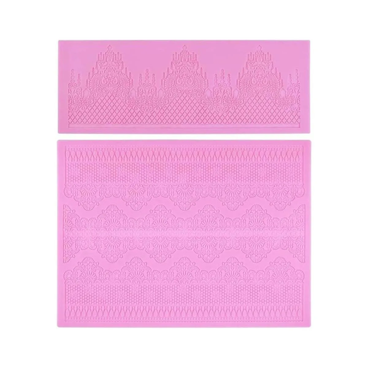 Moldes de encaje en relieve tapete de encaje con flores_2