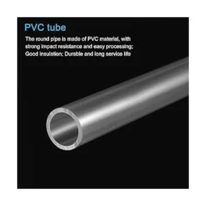 MECCANIXITY Tubo redondo rígido de PVC de 0.787 in de_4