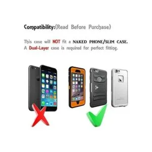 AISCELL Funda táctica con clip de metal resistente de_2