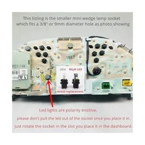 WLJH 74 Bombillas LED de luces de tablero superbrillantes_4