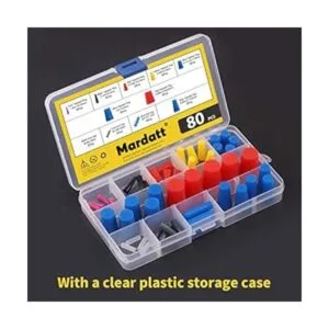 Mardatt 80 piezas de goma de silicona Tapered tapón y tapa_6