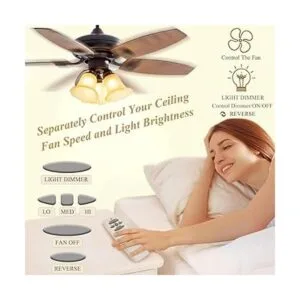 Ventilador de techo con control remoto inverso control_2