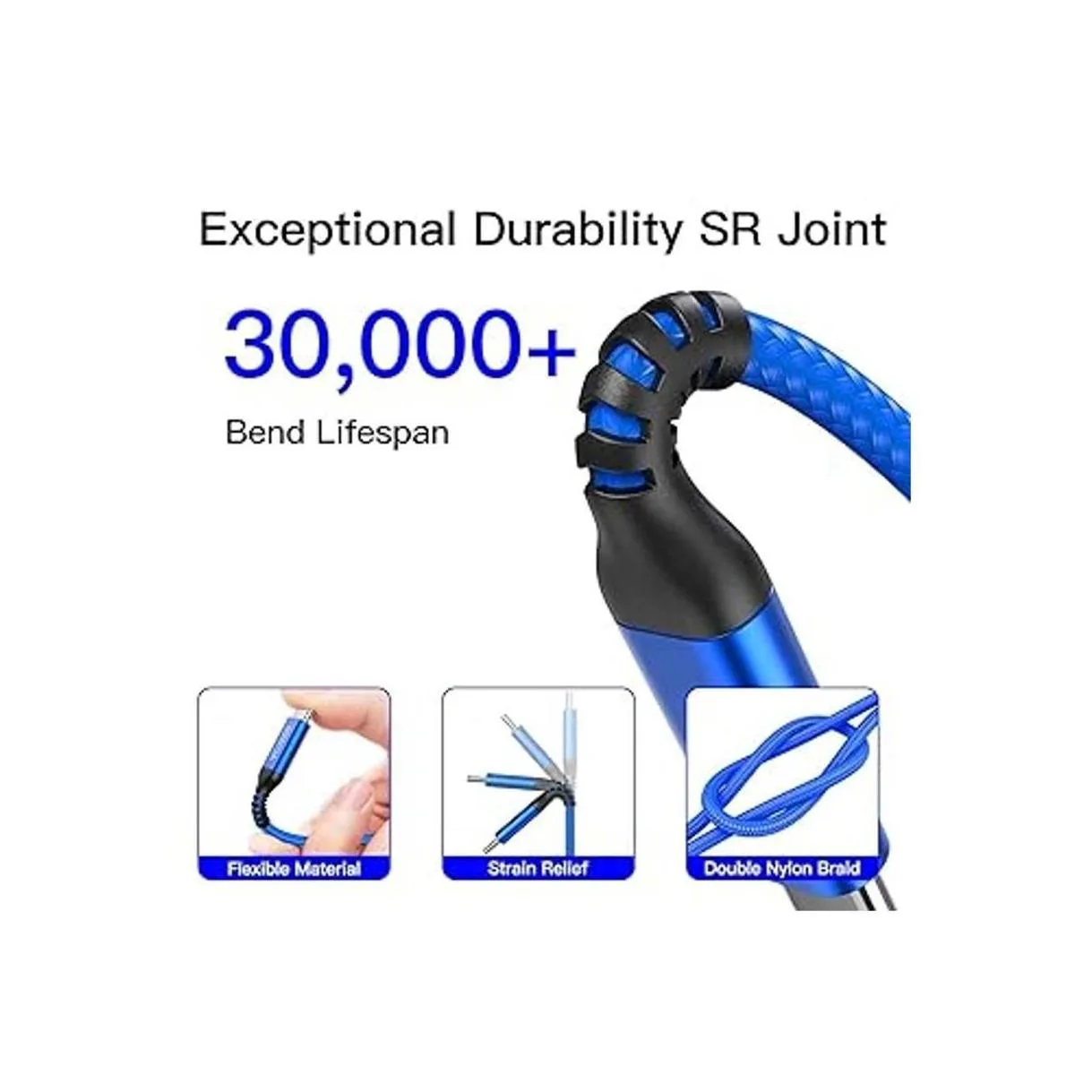 Awnuwuy Cable USB C a USB C de 15 pies de largo 2_4