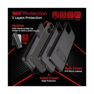 MOTIVE Funda para iPhone 13 PRO MAX con clip para_3