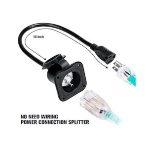 PAULINN Enchufe de puerto de entrada de alimentación de CA_2