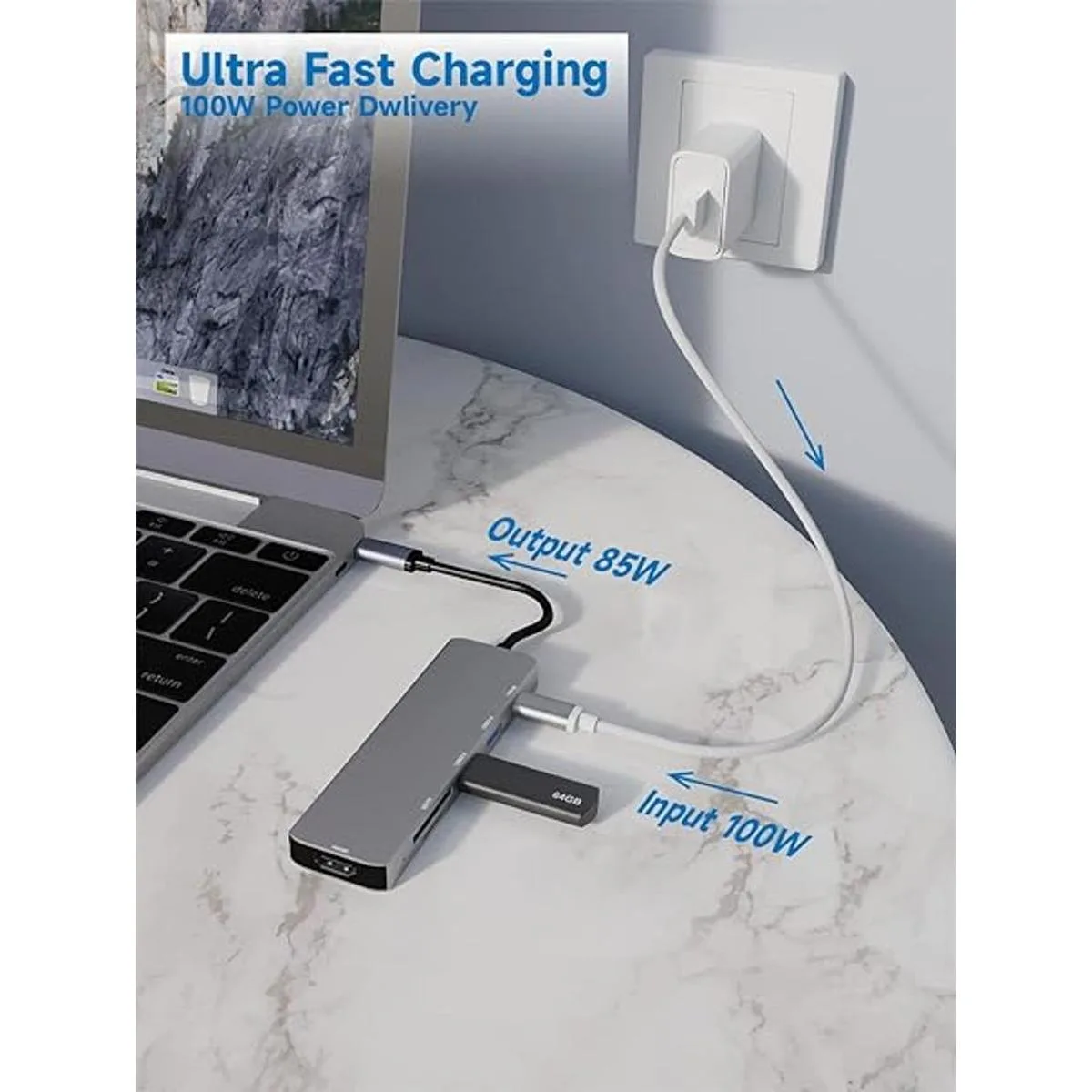 SIVXNEM Adaptador USB C a HDMI Hub USB C 4K HDMI_6