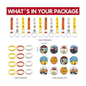 HIPVVILD Recuerdos de fiesta de camiones de bomberos 72_3