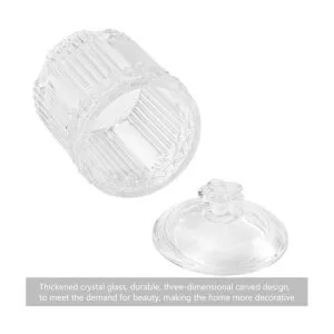 rejomiik Qtip Tarros de boticario de vidrio con tapa_3