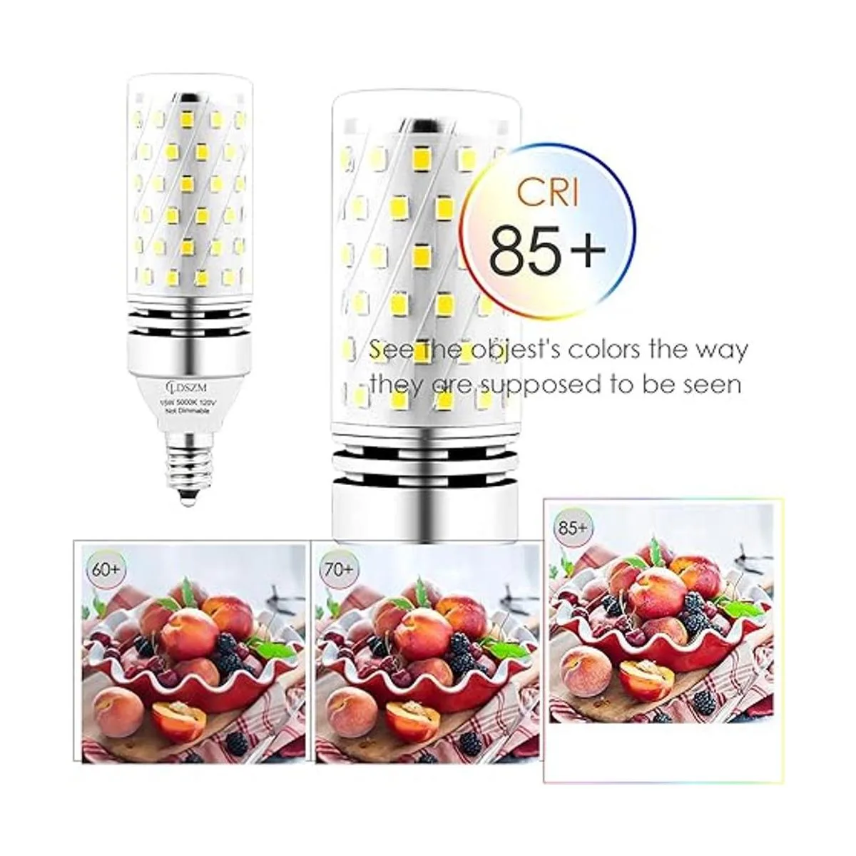 Bombillas LED E12 bombilla LED de candelabro de 15 W_3