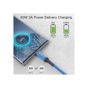 Awnuwuy Cable USB C a USB C de 15 pies de largo 2_5