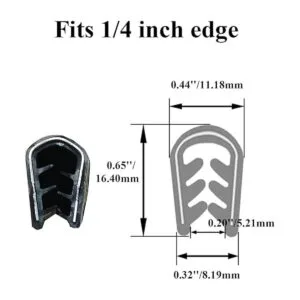 SYOAUTO Borde grande que se adapta a borde de 14_5